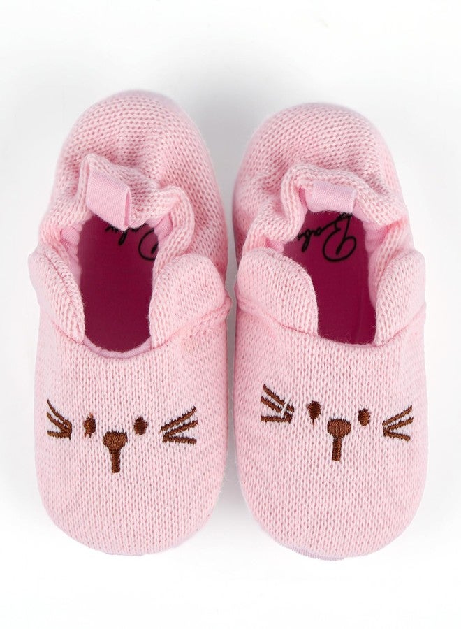 BABESIDE Baby Doll Shoes for 20-26 Inch Dolls, Reborn Baby Doll Shoes with Cute Paw Patterns fit Realistic Baby Doll Girls, Only Pink Reborn Dolls Shoes - Image 1